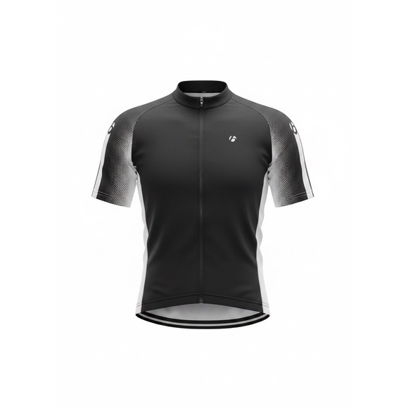 bontrager Other - Bontrager Race SS Cycling Jersey Black White Mens Short Sleeve Bike Top 9551